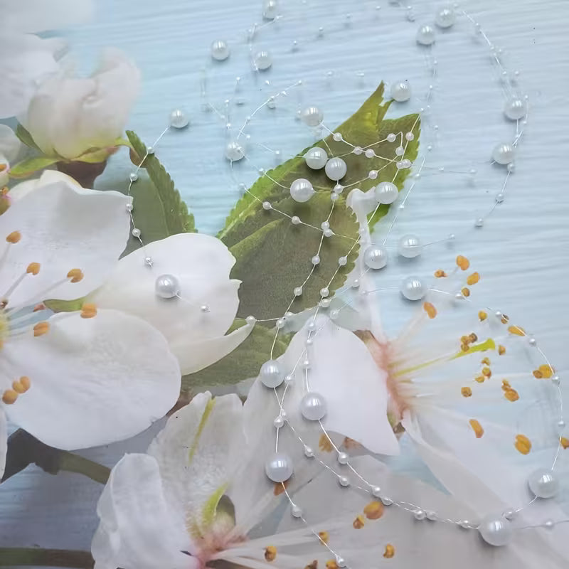 8mm Elegant Acrylic Garland for Weddings & Parties.