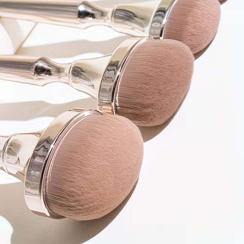 9pcs Drunk Golden Makeup Brush Set.