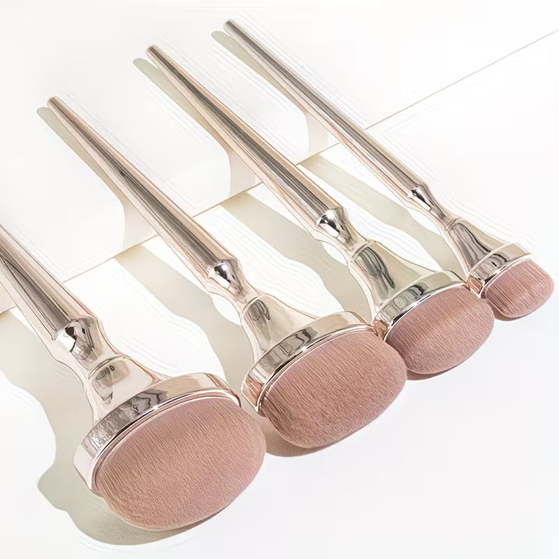9pcs Drunk Golden Makeup Brush Set.