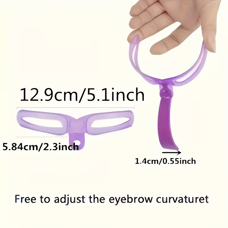 9pcs Eyebrow Shaping Stencils & Assistant Tool.