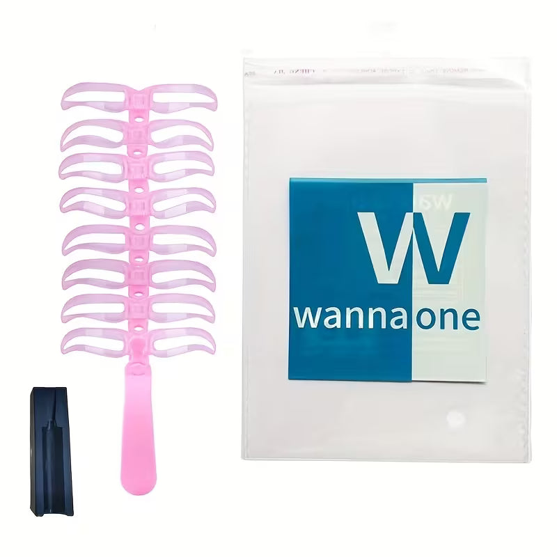 9pcs Eyebrow Shaping Stencils & Assistant Tool.