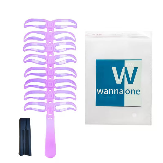 9pcs Eyebrow Shaping Stencils & Assistant Tool.