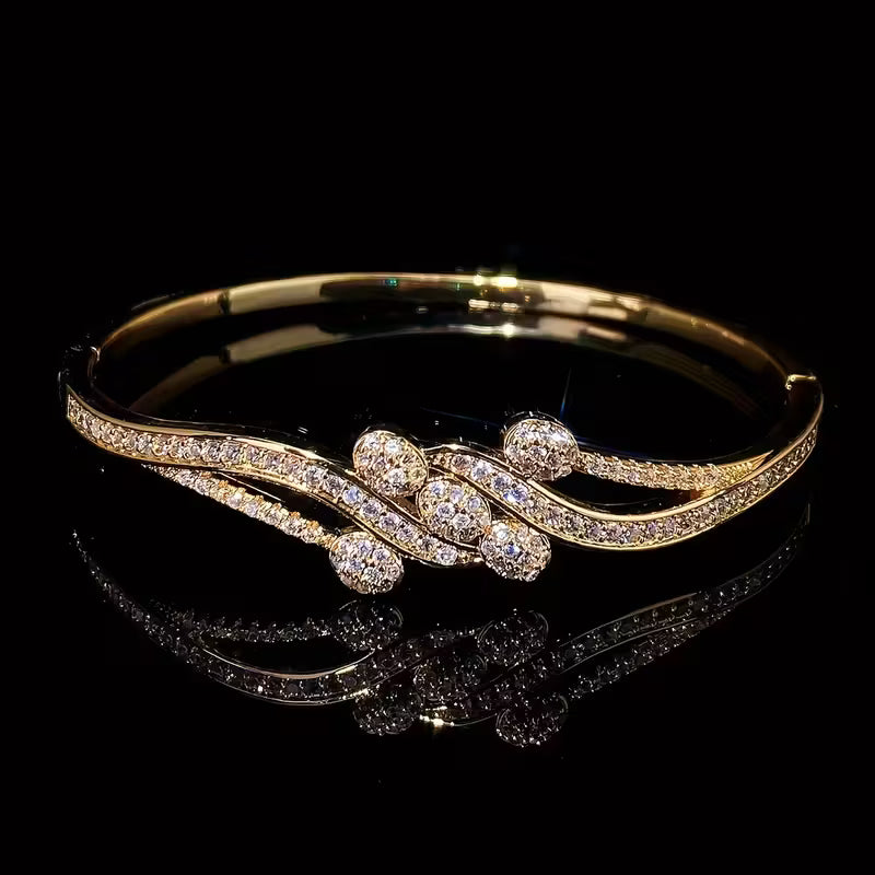 A Bracelet With Zirconia.