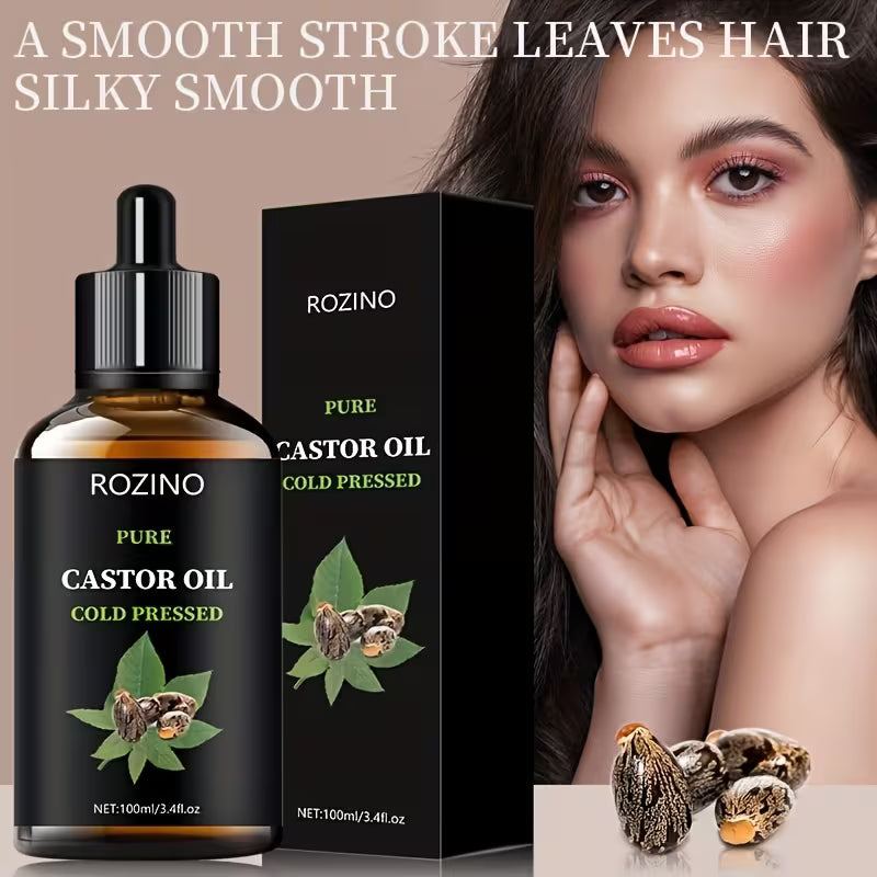 All-in-One Growth Pure Cold-Pressed Castor Oil.