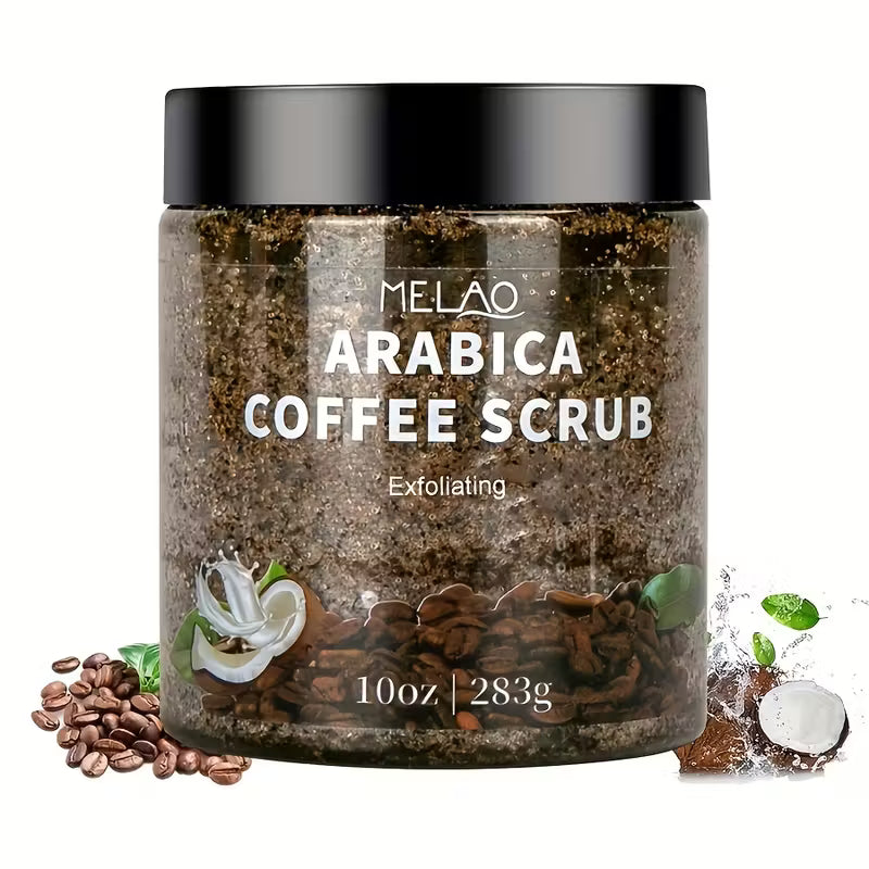 Arabica Coffee Full-Body Scrub – 4-in-1 Exfoliating Cream.