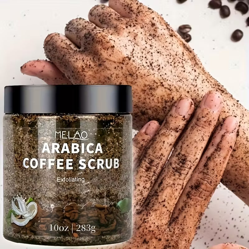 Arabica Coffee Full-Body Scrub – 4-in-1 Exfoliating Cream.