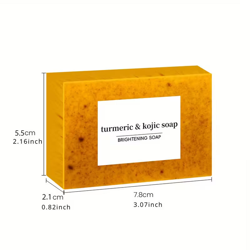 Artisan Turmeric & Ginger Cold Process Brightening Face & Body Bar.