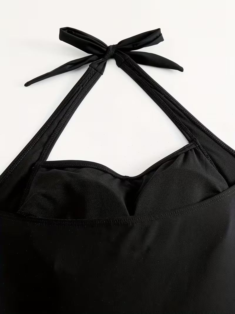 Backless One Piece Swimsuit