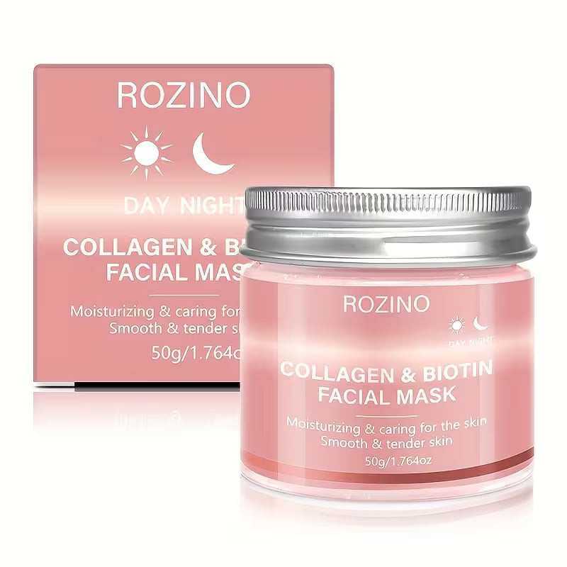 Biotin-Collagen Reset Day & Night Plumping Gel Mask.