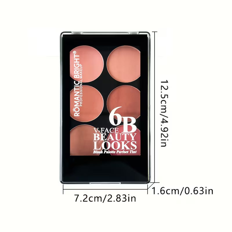 Blush Palette Six Shade.