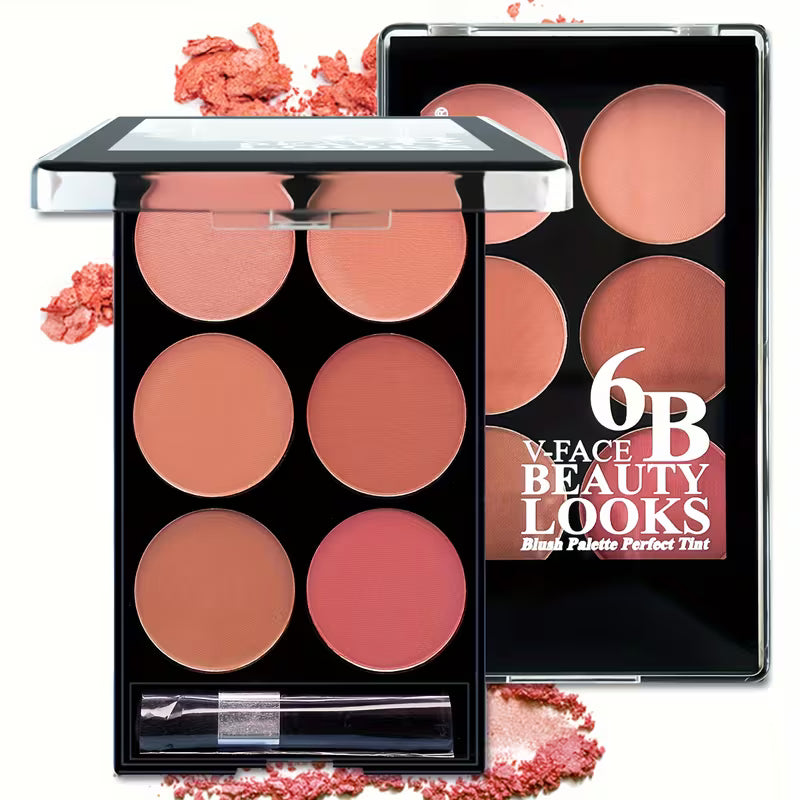 Blush Palette Six Shade.