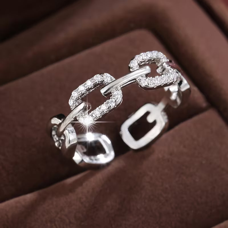 Bohemian Style Adjustable Copper Open Ring.