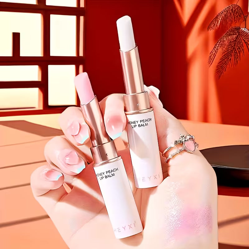 Buy 1 Get 1 Free - Honey Peach Lip Balm Duo.