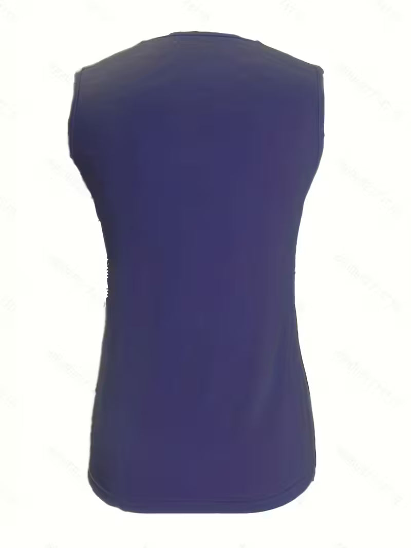Casual Crew Neck Tank Tops.