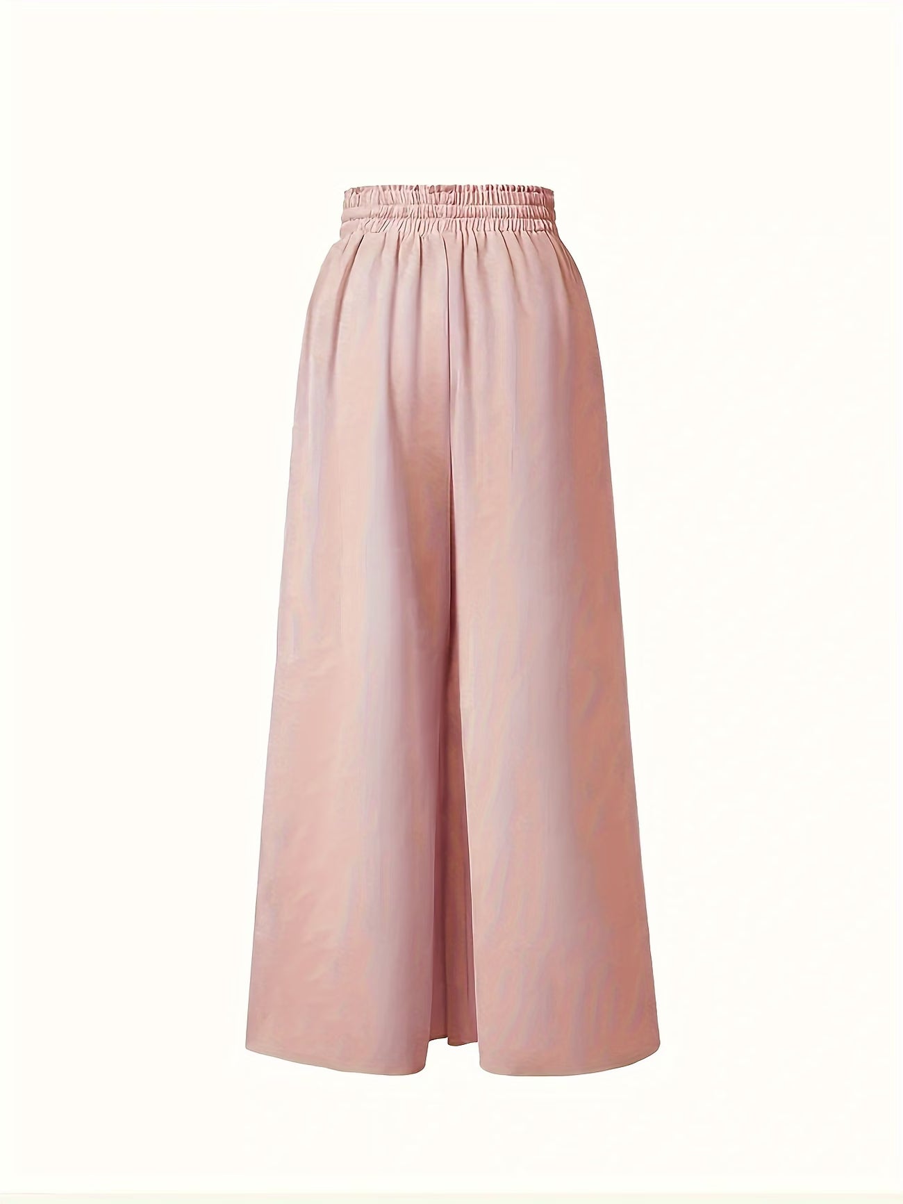 Casual High-Waisted Wide-Leg Trouser.