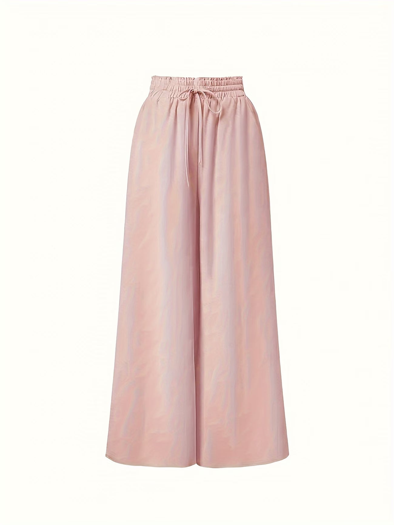 Casual High-Waisted Wide-Leg Trouser.
