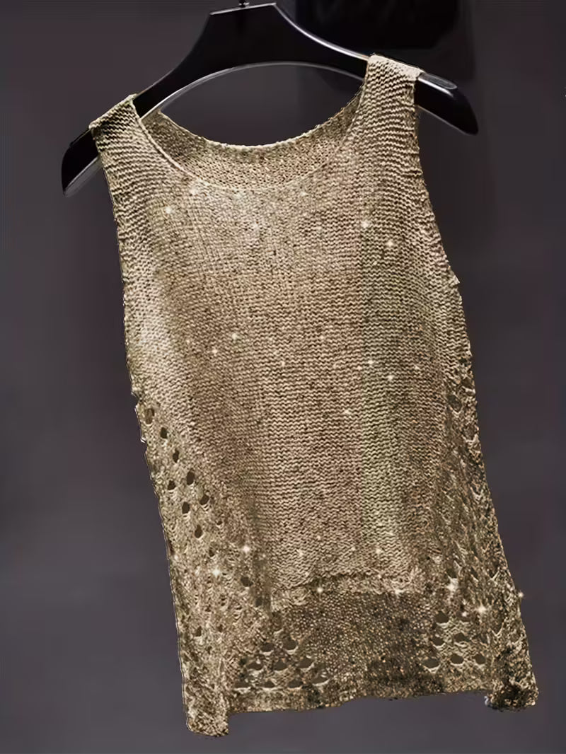Casual Versatile Fabric Vest Tops.