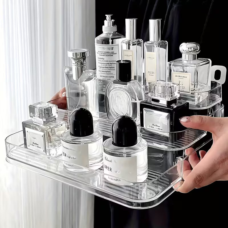 Clear Plastic Makeup Organizer