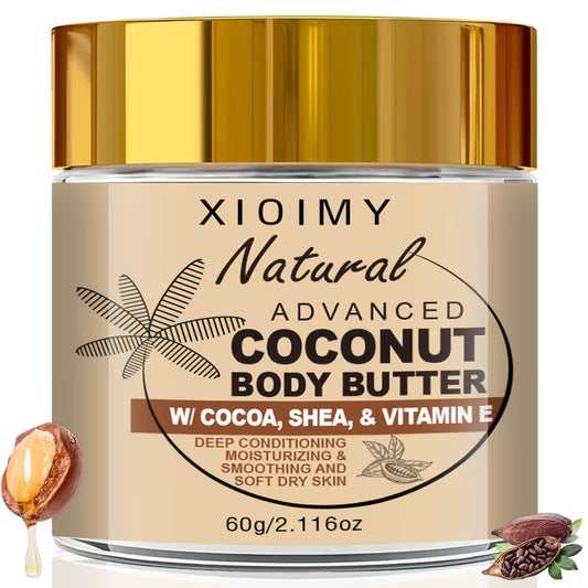 Coconut & Cocoa Butter Hyaluronic Acid Infused Moisturizer Body Cream.