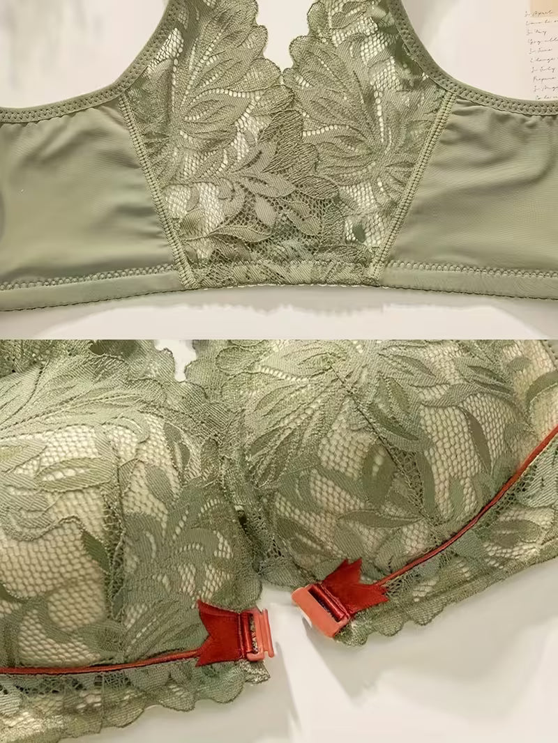 Color-Block Wireless Push-Up Bras.