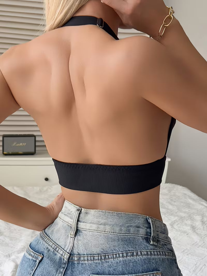 Comfortable Backless Sexy Front Closure Wireless Bras.