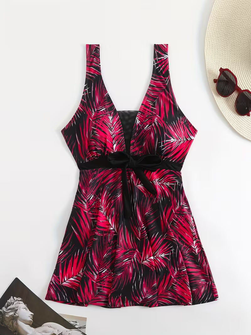Comfortable Square-Neck Swimwear.