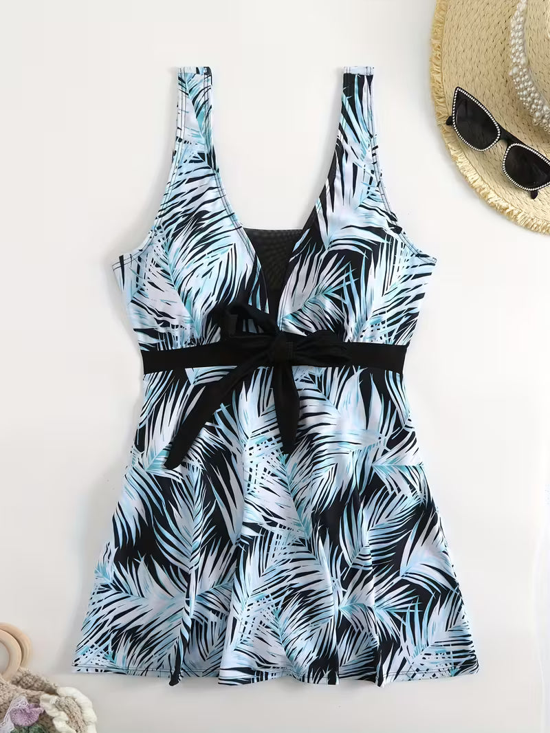 Comfortable Square-Neck Swimwear.