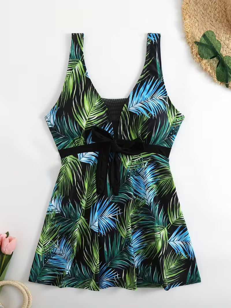 Comfortable Square-Neck Swimwear.