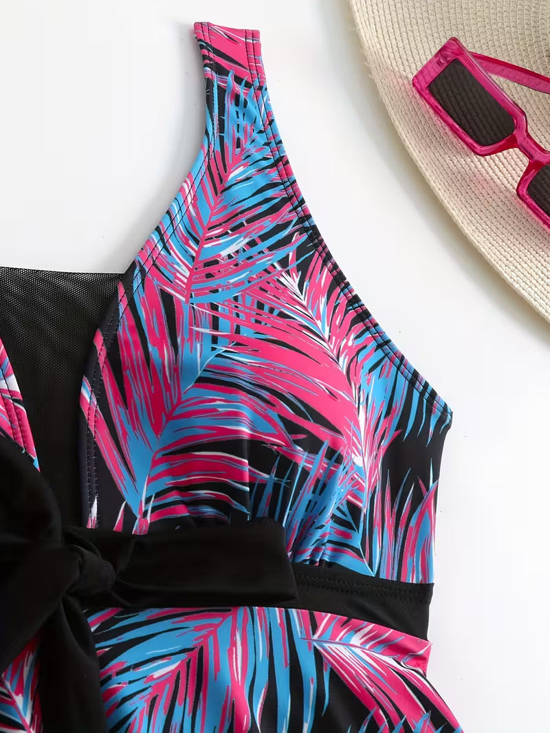 Comfortable Square-Neck Swimwear.
