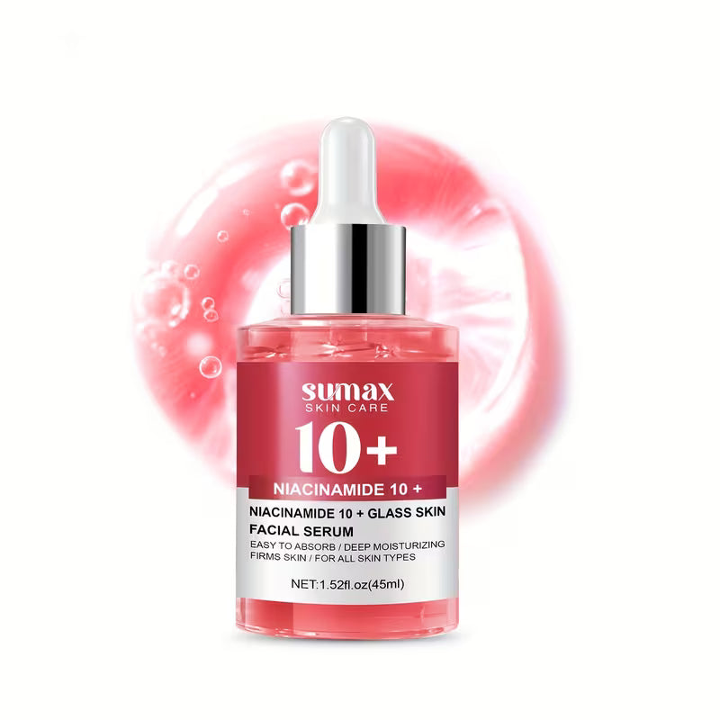 Contains Niacinamide 10+ Glass Skin Facial Serum.