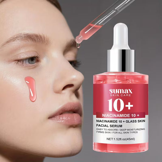 Contains Niacinamide 10+ Glass Skin Facial Serum.