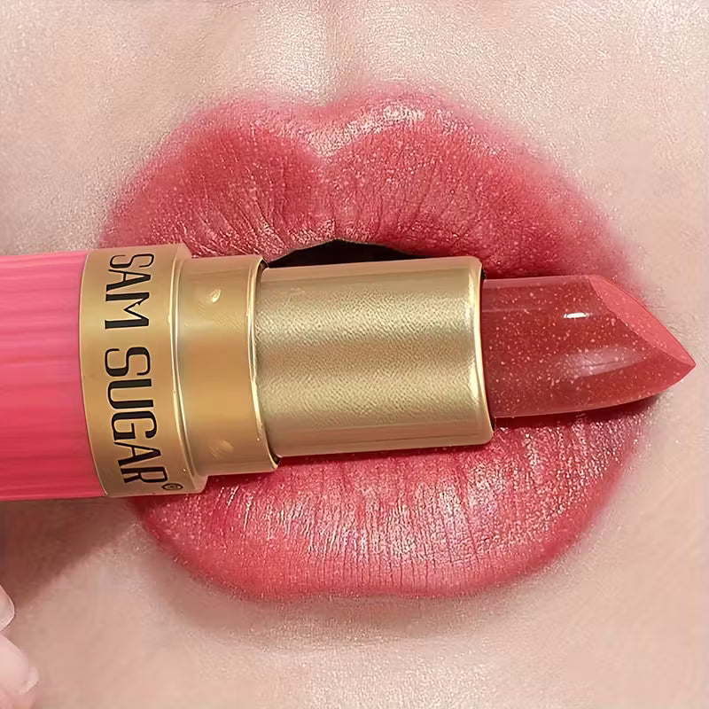 Coral Pearlescent Lipstick.