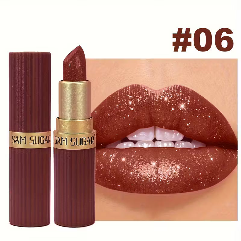 Coral Pearlescent Lipstick.
