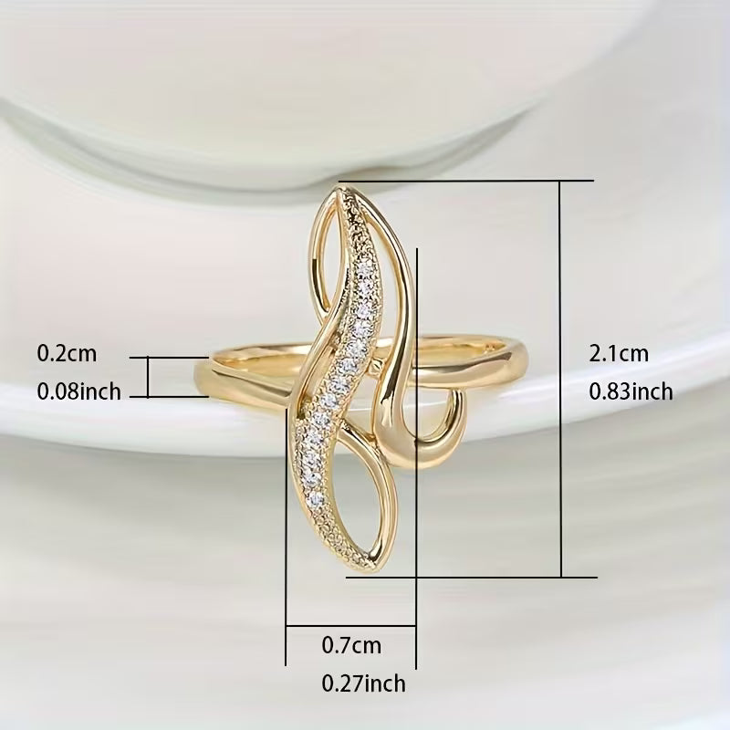 Creative Exquisite Synthetic Zirconia Rings.