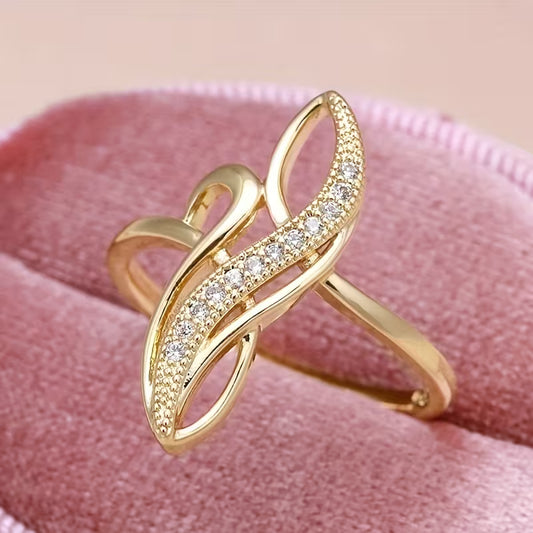 Creative Exquisite Synthetic Zirconia Rings.