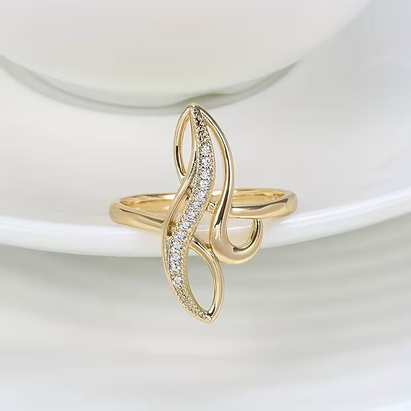 Creative Exquisite Synthetic Zirconia Rings.
