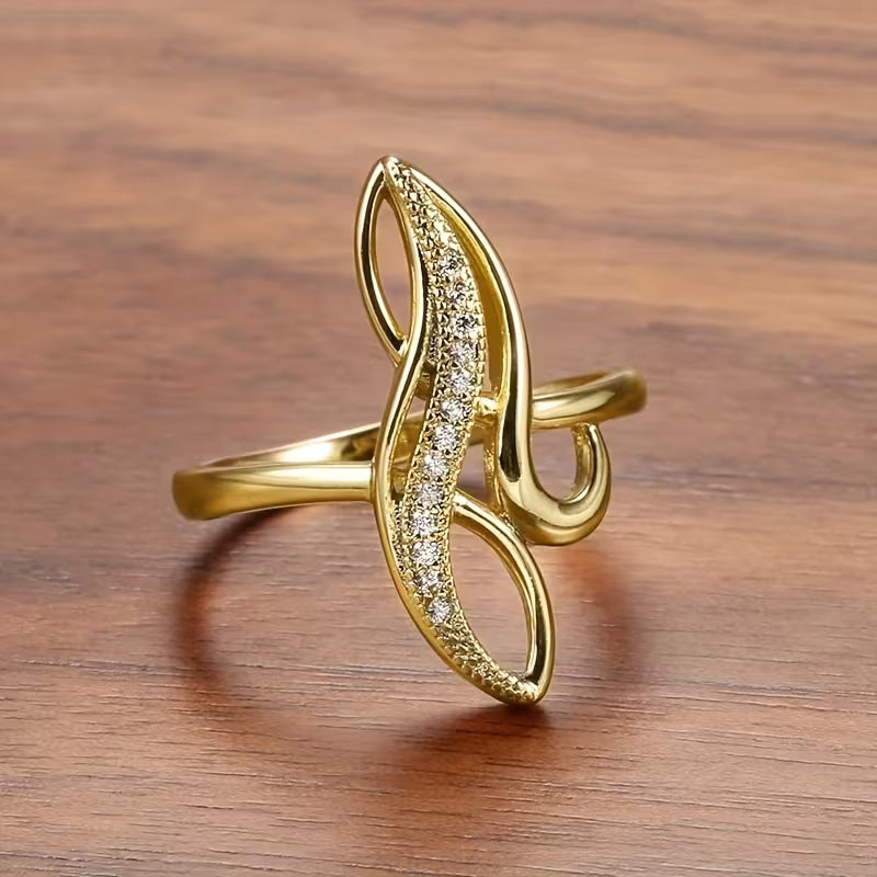 Creative Exquisite Synthetic Zirconia Rings.