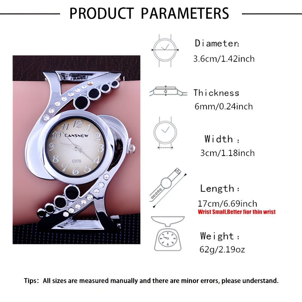 Creative Luxury Bracelet Watch – Unique Tungsten Band.