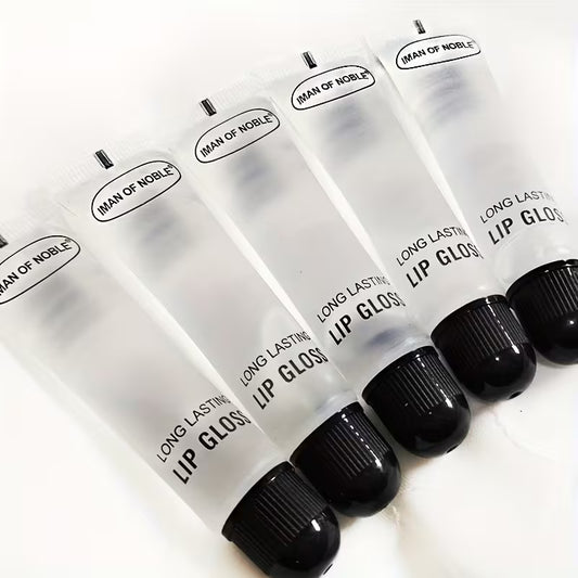 Crystal Clear Collection 5pc High-Shine Lip Oil Set.