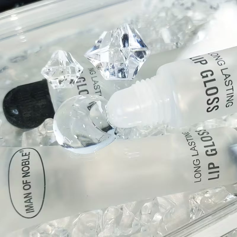 Crystal Clear Collection 5pc High-Shine Lip Oil Set.