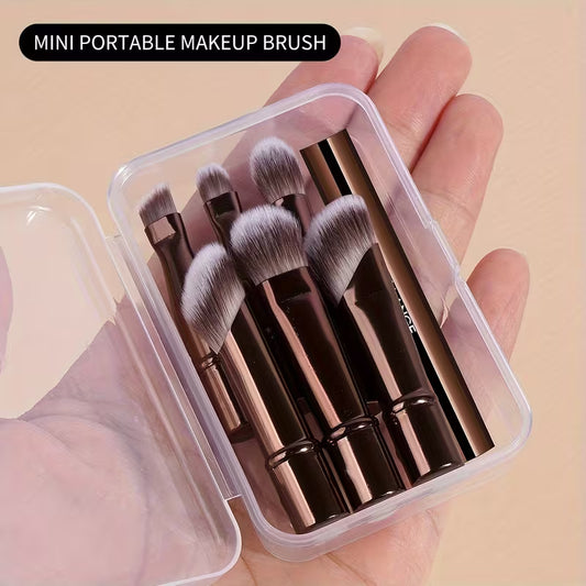 Detachable Professional Eye Brush Set & Travel Case.