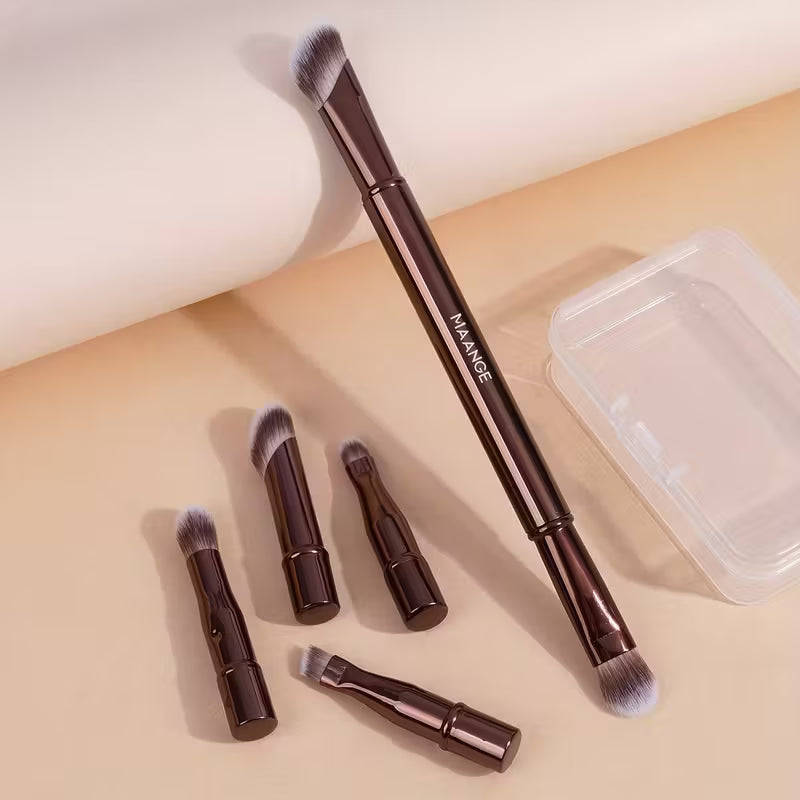 Detachable Professional Eye Brush Set & Travel Case.