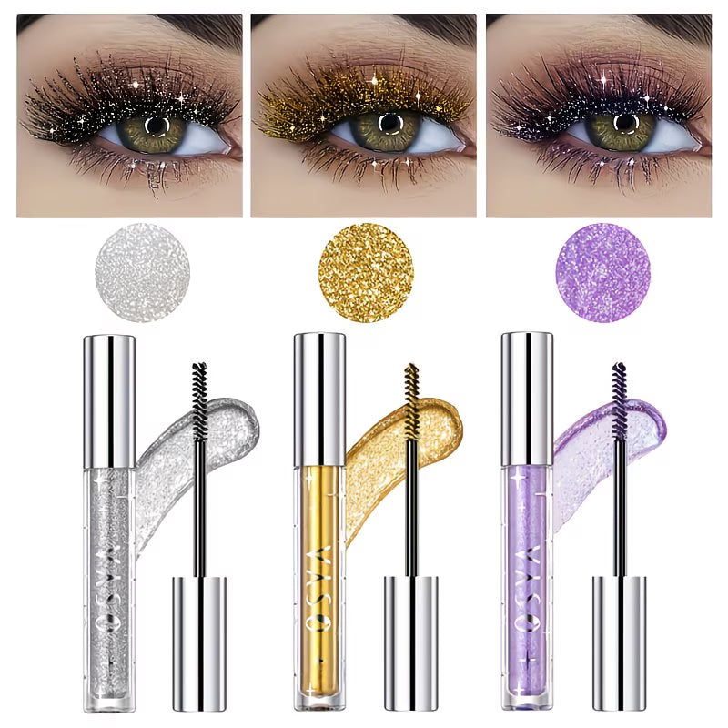 Diamond Shimmer Waterproof Volumizing & Curling Lash Mascara.