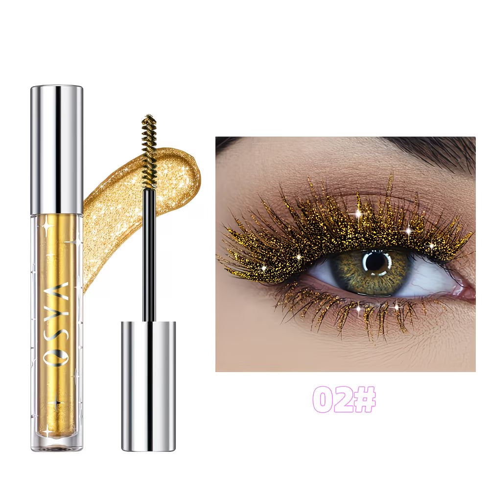 Diamond Shimmer Waterproof Volumizing & Curling Lash Mascara.