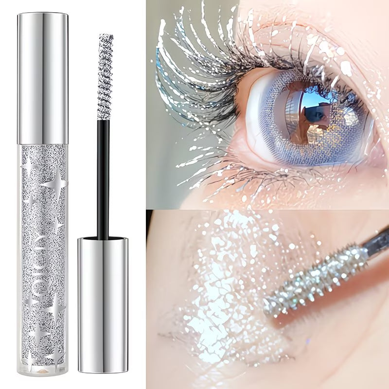 Diamond Sparkle Waterproof Lengthening Glitter Mascara.