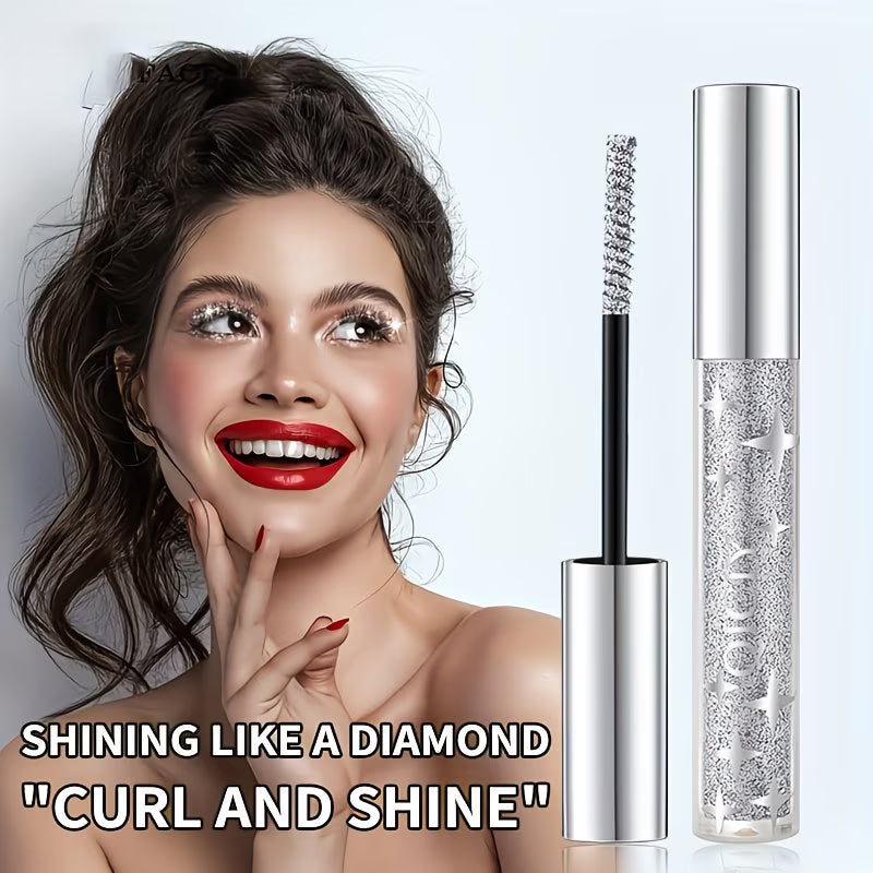 Diamond Sparkle Waterproof Lengthening Glitter Mascara.