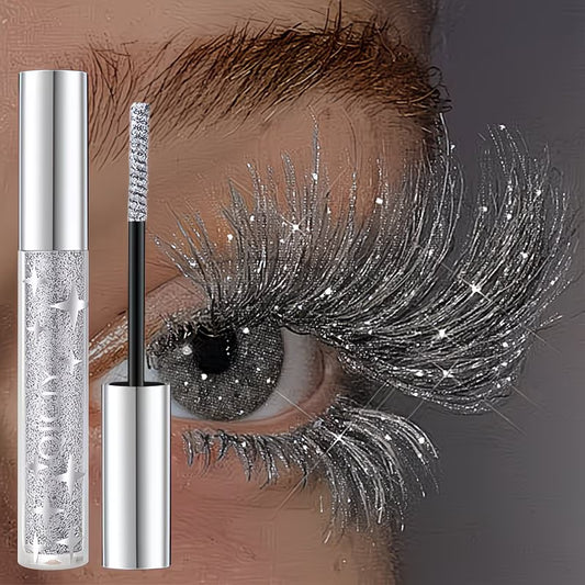 Diamond Sparkle Waterproof Lengthening Glitter Mascara.