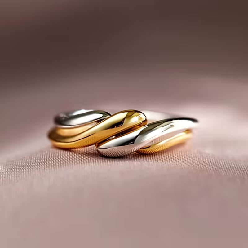Dual-Tone Wave Geometric Transformable Stacking Rings.
