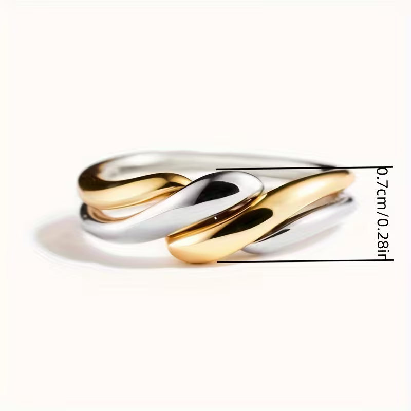 Dual-Tone Wave Geometric Transformable Stacking Rings.