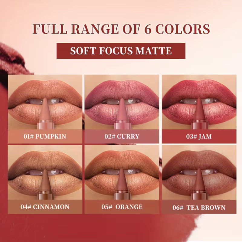 Easy-Color Rotating Matte Lipstick & Liner Pen.